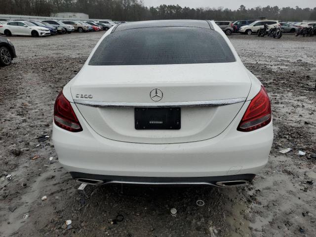 55SWF4JB1GU145946 - 2016 MERCEDES-BENZ C 300 WHITE photo 6