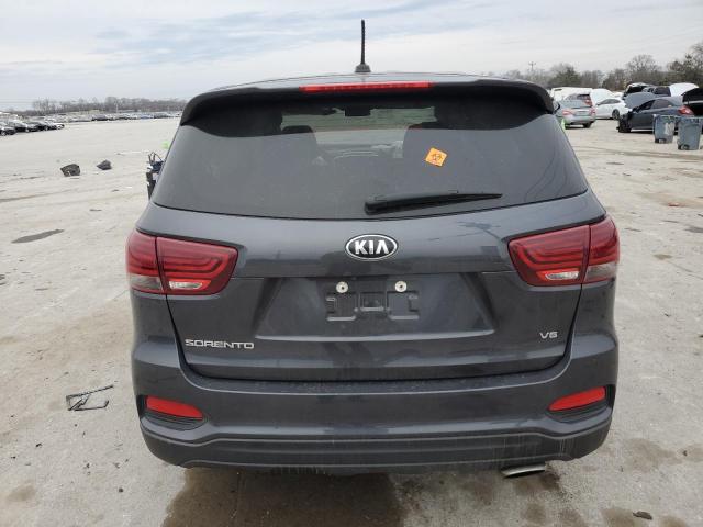 5XYPGDA51KG457246 - 2019 KIA SORENTO LX GRAY photo 6