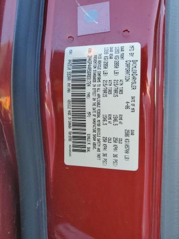 2A4GP44R56R831724 - 2006 CHRYSLER TOWN & COU LX RED photo 13