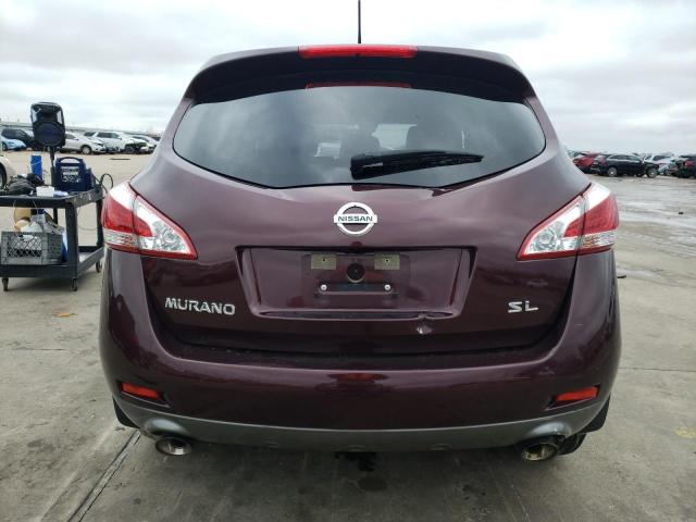 JN8AZ1MU6EW406760 - 2014 NISSAN MURANO S MAROON photo 6