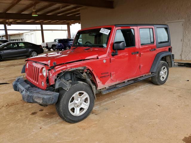 1C4BJWKG1EL302034 - 2014 JEEP WRANGLER U SPORT Червоний фото 1