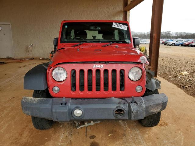 1C4BJWKG1EL302034 - 2014 JEEP WRANGLER U SPORT Червоний фото 5