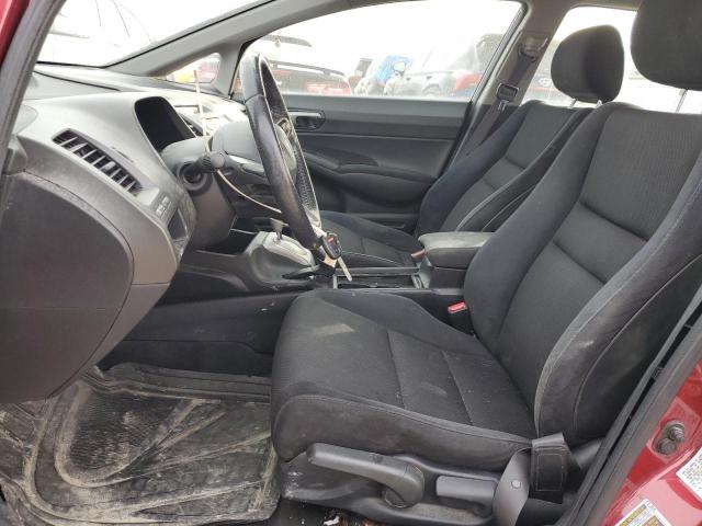 2HGFA166X9H349881 - 2009 HONDA CIVIC LX-S Կարմիր լուսանկար 7