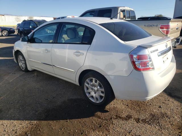 3N1AB6AP1CL755293 - 2012 NISSAN SENTRA 2.0 WHITE photo 2