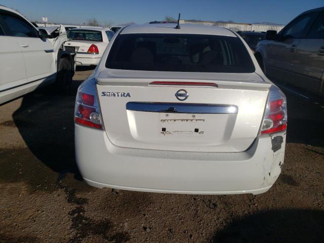 3N1AB6AP1CL755293 - 2012 NISSAN SENTRA 2.0 WHITE photo 6