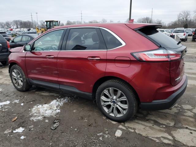 2FMPK4K97KBB80151 - 2019 FORD EDGE TITANIUM BURGUNDY photo 2