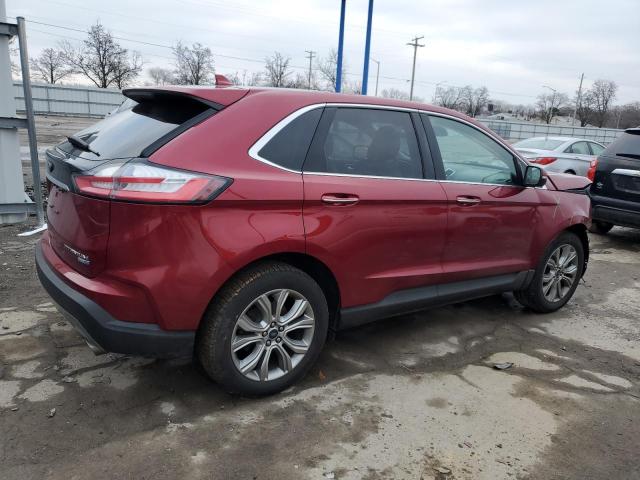 2FMPK4K97KBB80151 - 2019 FORD EDGE TITANIUM BURGUNDY photo 3