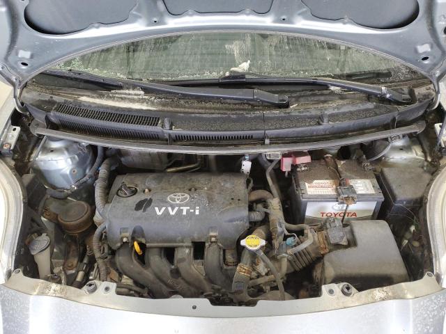 JTDKT9K33A5294395 - 2010 TOYOTA YARIS SILVER photo 11