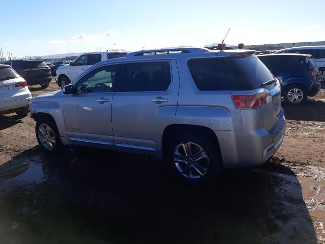 2GKALYEK7D6117855 - 2013 GMC TERRAIN DENALI SILVER photo 2