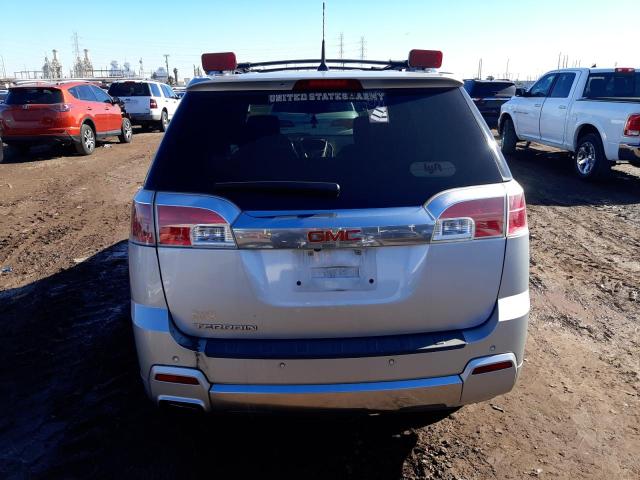 2GKALYEK7D6117855 - 2013 GMC TERRAIN DENALI SILVER photo 6