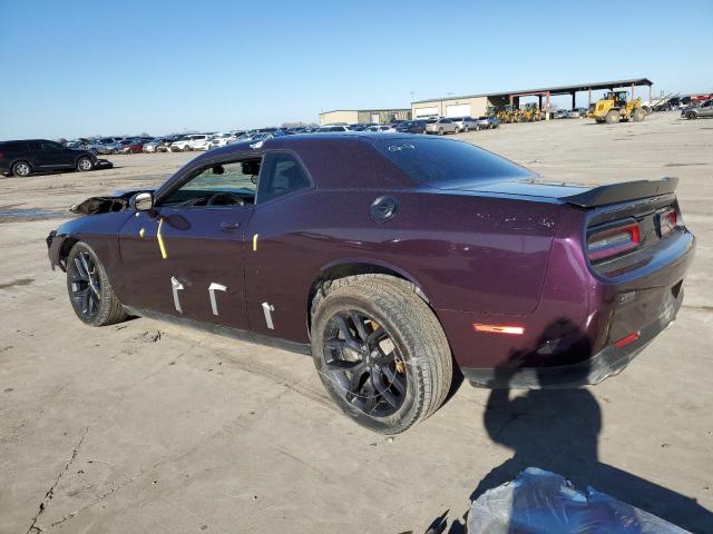 2C3CDZAG1MH572637 - 2021 DODGE CHALLENGER SXT PURPLE photo 2