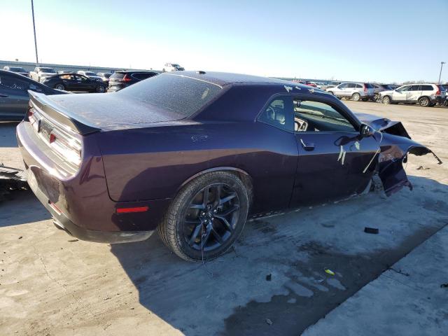 2C3CDZAG1MH572637 - 2021 DODGE CHALLENGER SXT PURPLE photo 3