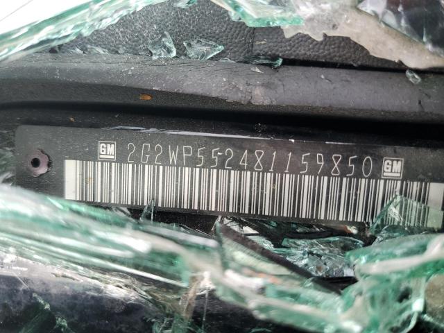 2G2WP552481159850 - 2008 PONTIAC GRAND PRIX 黑色 照片 12