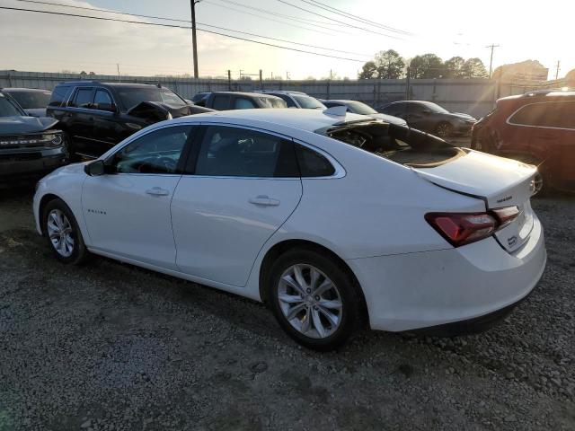 1G1ZD5ST3LF102077 - 2020 CHEVROLET MALIBU LT WHITE photo 2