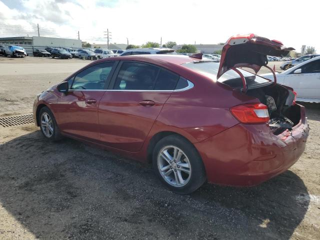 1G1BE5SM1H7221335 - 2017 CHEVROLET CRUZE LT RED photo 2