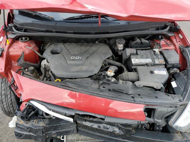 KMHCT4AE9FU917778 - 2015 HYUNDAI ACCENT GLS RED photo 11