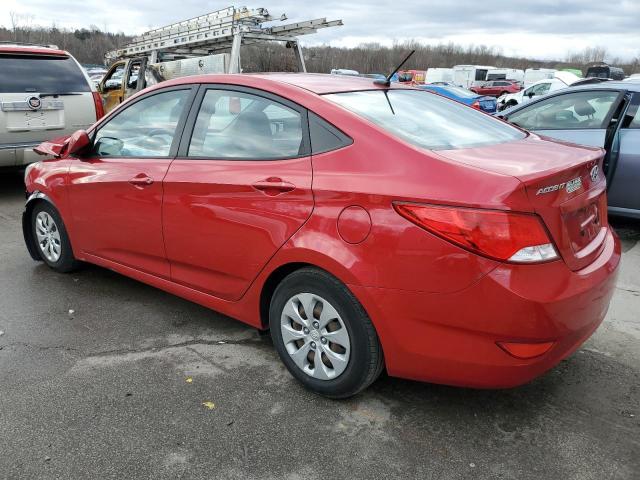 KMHCT4AE9FU917778 - 2015 HYUNDAI ACCENT GLS RED photo 2