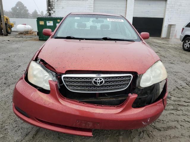 2T1BR32E56C667976 - 2006 TOYOTA COROLLA SE CE RED photo 5