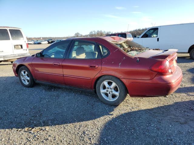 1FAFP55UX1G251749 - 2001 FORD TAURUS SES RED photo 2
