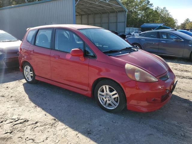 JHMGD38657S061550 - 2007 HONDA FIT S 红色 照片 4