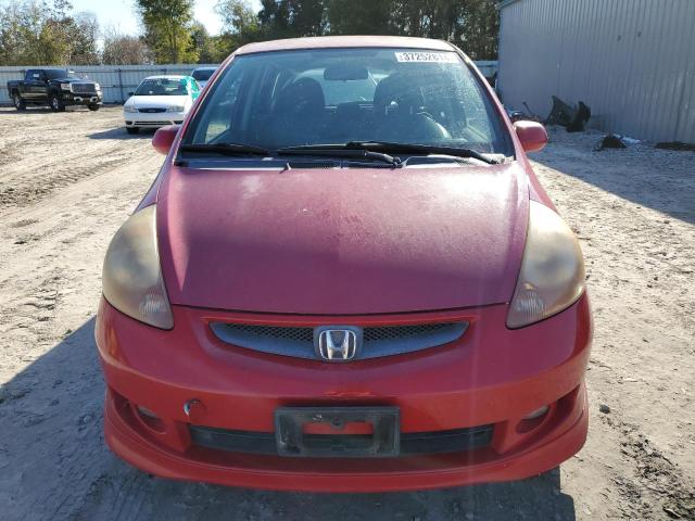 JHMGD38657S061550 - 2007 HONDA FIT S 红色 照片 5