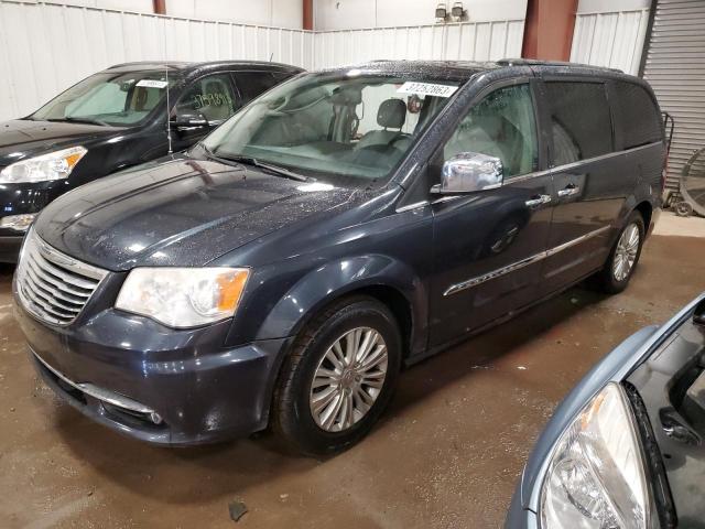 2C4RC1CGXDR616278 - 2013 CHRYSLER TOWN & COU BLUE photo 1