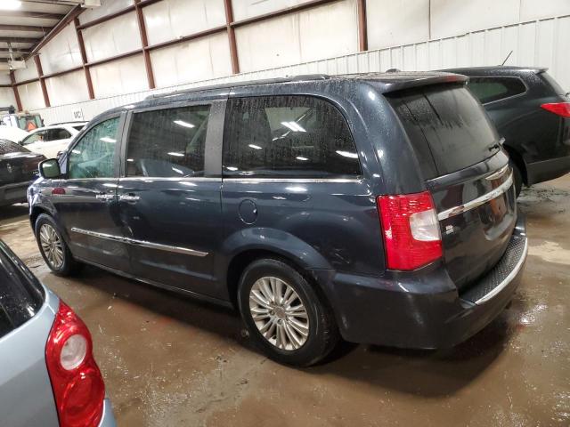 2C4RC1CGXDR616278 - 2013 CHRYSLER TOWN & COU BLUE photo 2