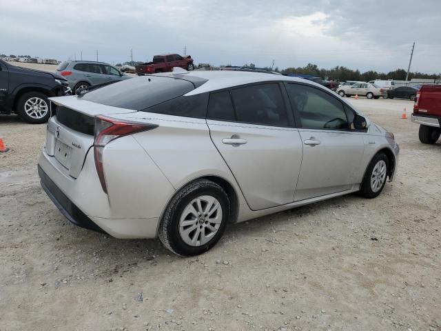 JTDKBRFUXG3006897 - 2016 TOYOTA PRIUS SILVER photo 3