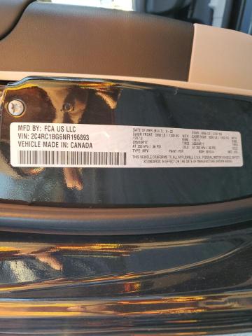 2C4RC1BG6NR196893 - 2022 CHRYSLER PACIFICA TOURING L BLACK photo 13