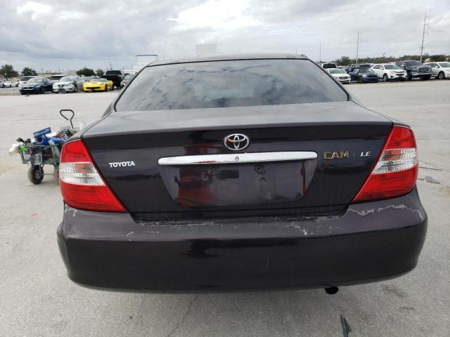 4T1BE32K52U604239 - 2002 TOYOTA CAMRY LE BURGUNDY photo 6