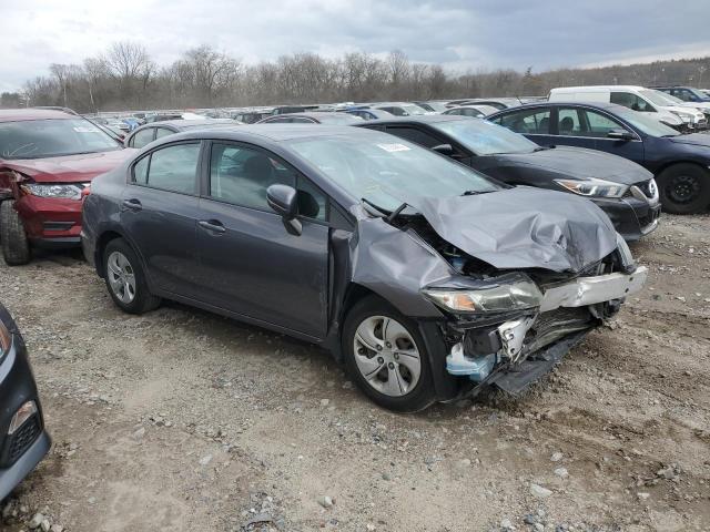 19XFB2F57EE215487 - 2014 HONDA CIVIC LX GRAY photo 4