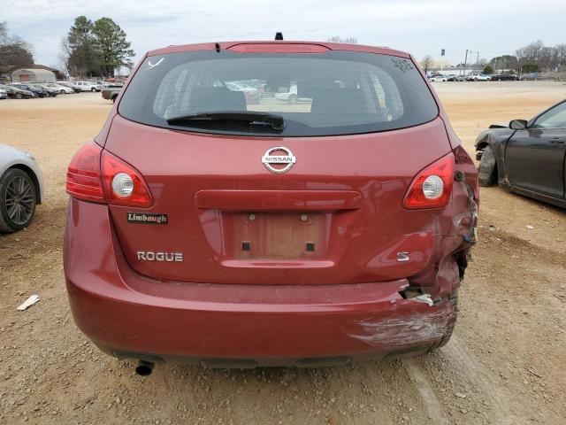 JN8AS58T99W048346 - 2009 NISSAN ROGUE S RED photo 6