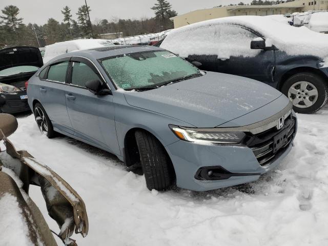 1HGCV2F39NA024747 - 2022 HONDA ACCORD SPORT GRAY photo 4