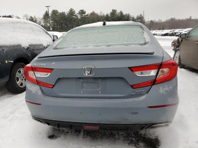 1HGCV2F39NA024747 - 2022 HONDA ACCORD SPORT GRAY photo 6