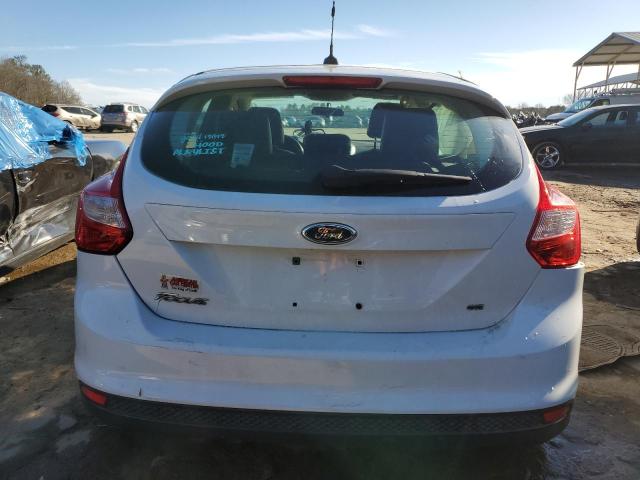 1FADP3K2XEL315848 - 2014 FORD FOCUS SE WHITE photo 6