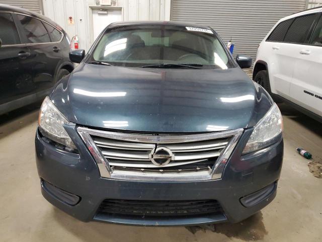 3N1AB7APXEL609094 - 2014 NISSAN SENTRA S BLUE photo 5