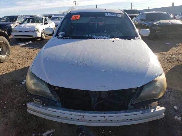 JF1GH61618G836678 - 2008 SUBARU IMPREZA 2.5I WHITE photo 5