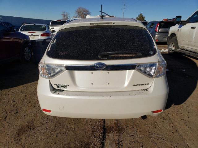 JF1GH61618G836678 - 2008 SUBARU IMPREZA 2.5I WHITE photo 6