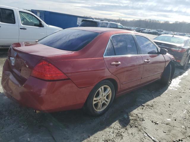 1HGCM56707A040149 - 2007 HONDA ACCORD EX BURGUNDY photo 3