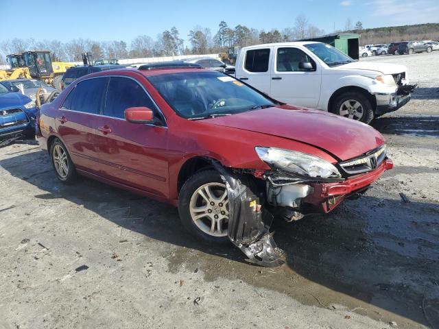 1HGCM56707A040149 - 2007 HONDA ACCORD EX BURGUNDY photo 4