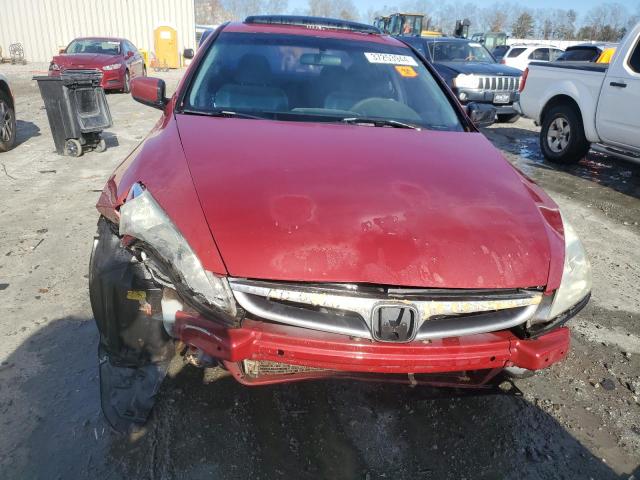 1HGCM56707A040149 - 2007 HONDA ACCORD EX BURGUNDY photo 5