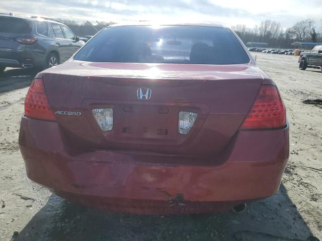 1HGCM56707A040149 - 2007 HONDA ACCORD EX BURGUNDY photo 6