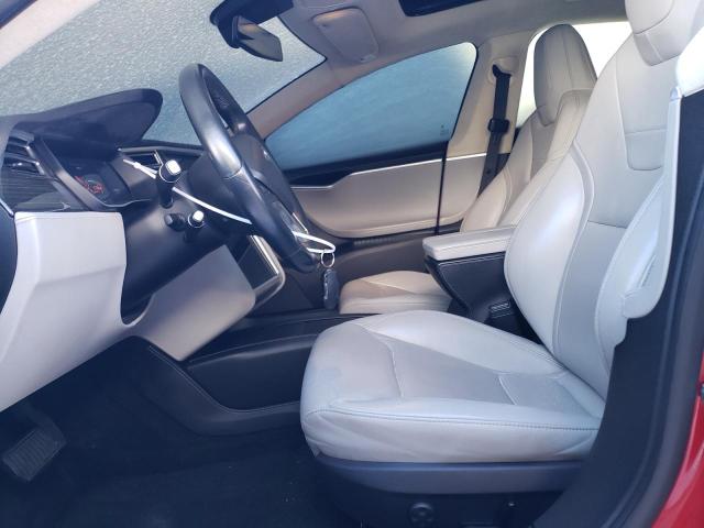 5YJSA1E27FF109541 - 2015 TESLA MODEL S RED photo 7