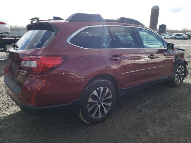 4S4BSANC9G3338559 - 2016 SUBARU OUTBACK 2.5I LIMITED BURGUNDY photo 3