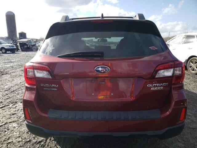 4S4BSANC9G3338559 - 2016 SUBARU OUTBACK 2.5I LIMITED BURGUNDY photo 6