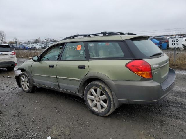 4S4BP61C767323022 - 2006 SUBARU LEGACY OUTBACK 2.5I GREEN photo 2