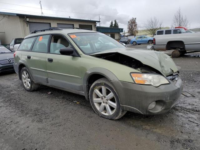 4S4BP61C767323022 - 2006 SUBARU LEGACY OUTBACK 2.5I GREEN photo 4