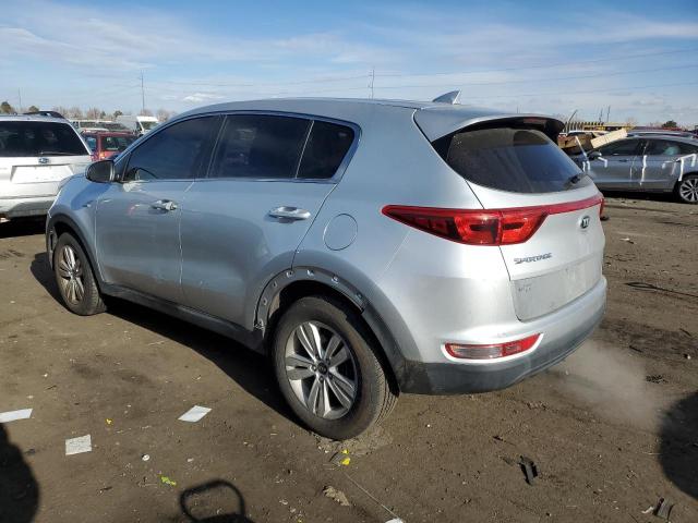 KNDPMCAC1H7128487 - 2017 KIA SPORTAGE LX SILVER photo 2