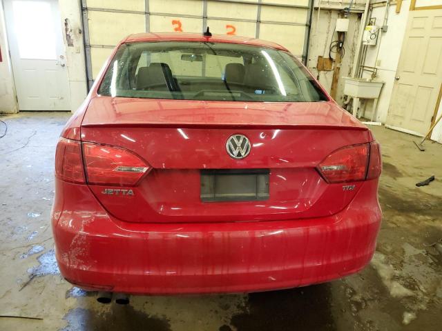 3VWLL7AJ5CM383369 - 2012 VOLKSWAGEN JETTA TDI RED photo 6