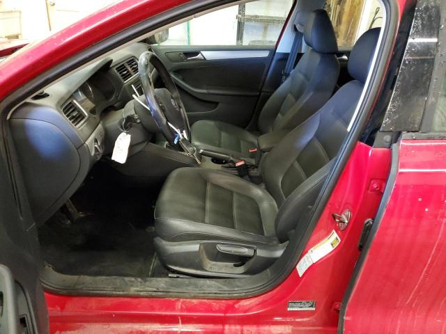 3VWLL7AJ5CM383369 - 2012 VOLKSWAGEN JETTA TDI RED photo 7